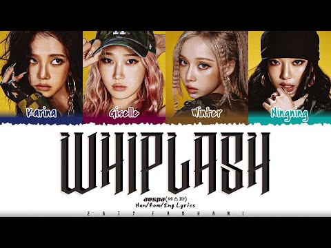 aespa (에스파) - 'Whiplash' Lyrics [Color Coded_Han_Rom_Eng]