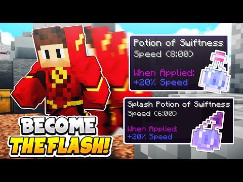 BECOMING THE FLASH IN SKYWARS! (MINECRAFT SKYWARS SHORTS #71)