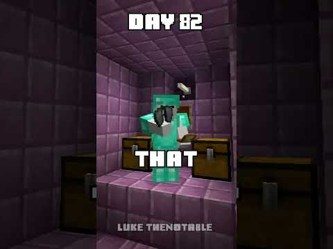 100 Days - [Minecraft Shorts] - Day 82 #minecraft #100days