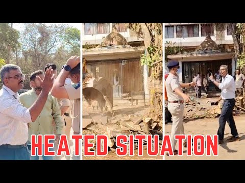 Swapnesh Sherlekar Clash With Police At Porvorim Over 200 Year Old Banyan Tree