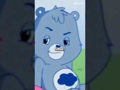 water grumpy bear #carebears #tylawater #capcut #edit