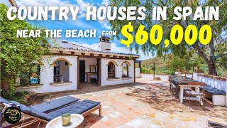 Country HOUSES with LAND in Southern SPAIN Under €80K | Sea Views & Near the Beach!