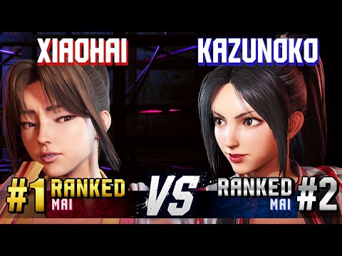 SF6 ▰ XIAOHAI (#1 Ranked Mai) vs KAZUNOKO (#2 Ranked Mai) ▰ High Level Gameplay