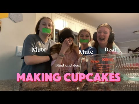 Blind, deaf, and mute challenge!! #cooking #challenge