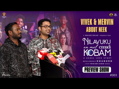 #Neek Celebrity Premiere Show - Vivek & Mervin Review | Dhanush | GV Prakash | Pavish | Anikha