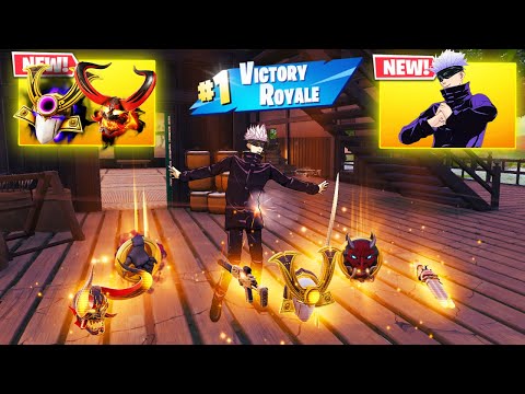 SATORU GOJO vs NEW 3 MEDALLIONS & MYTHIC’S CHALLENGE ( NEW! FORTNITE CHAPTER 6 )