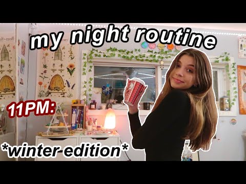 MY SCHOOL NIGHT ROUTINE *winter edition* 2021