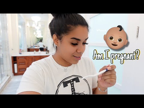 TAKING A PREGNANCY TEST ON CAMERA… 🥹