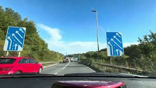 🚘 Relaxing Ride Cams Mill Pub Fareham to Waterlooville / Waze / A27 / No Music ASMR