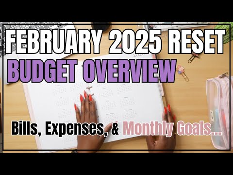 February Reset | bills, expenses, and monthly goals