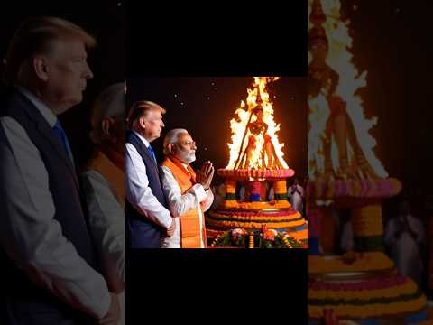 Holika Dahan 2025: What If Trump & Modi Were Part of the Festival?