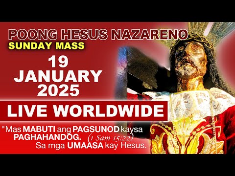 Quiapo Church Live Mass Today • 19 January 2025 (SUNDAY MASS) • Feast the Sto. Niño de Cebu