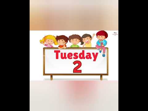 Days of the Week - 7 Days of the Week – Nursery Rhymes & Children's Songs  #trending #daysoftheweek