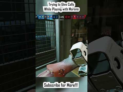 Trying to Give Calls While Playing with Coppers #r6s #rainbowsixsiege #gaming