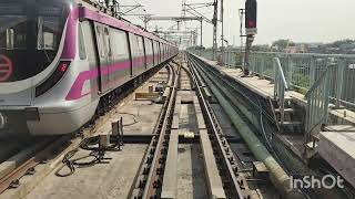 Delhi Metro Magenta Line end to end journey from Botanical Garden to Janakpuri West