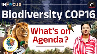 COP 16 Biodiversity | 30x30 Target | Climate Change | InFocus | Drishti IAS English