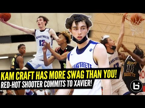 RED-HOT SHOOTER COMMITS TO XAVIER! Kam Craft Has More SWAG THAN YOU! Meanstreets AAU Highlights!