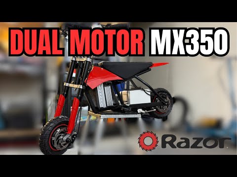 Dual Hub Motor 48V Razor MX350 Giveaway Build Updates!