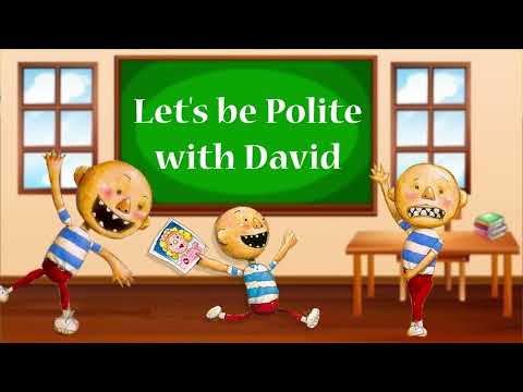 Let's be POLITE with David | No David Books ( Kids Books Read Aloud )