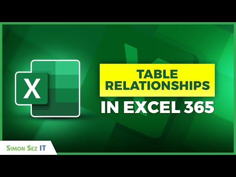 How to Create Relationships Between Tables in Excel 365