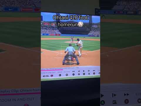 Ohtani homerun! #baseball #mlbtheshow24 #mlb #fun #videogames #games #shoheiohtani #ladodgers