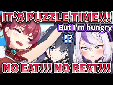 Kronii and Towa Team's Puzzle Hardships and Funny Interactions (NO GAMES)【Hololive/English Sub】