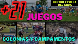 JUEGOS RECREATIVOS de EDUCACION FÍSICA para COLONIA DE VACACIONES Y CAMPAMENTOS 2025