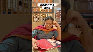 Birthday lunch 😋 #shorts #shortsindia #telugu #teluguvlogs #birthday #party #lunch #ragisangati #fy