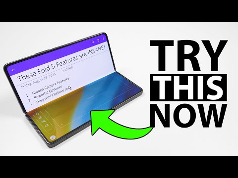 INSANE Galaxy Z Fold 5 Features you NEED to be using!