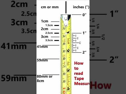 How to smartly read measuring tape. #civilservices