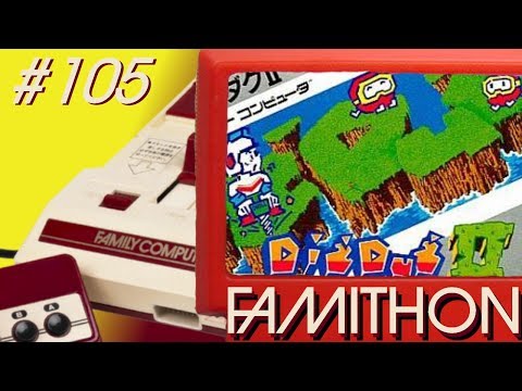 Dig Dug II (NES) REVIEW - FamiThon #105