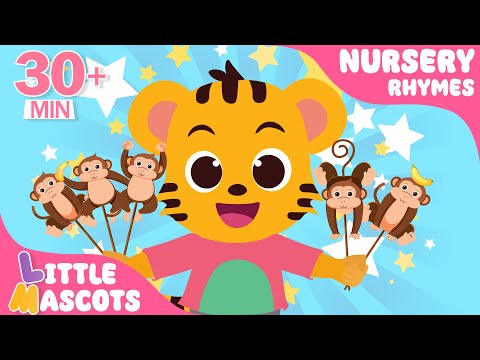 Five Little Monkeys + Five Little Speckled Frogs + more Little Mascots Nursery Rhymes & Kids Songs