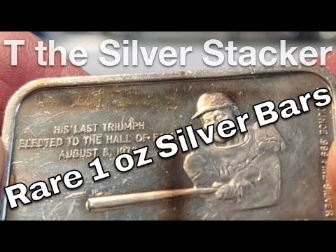 Vintage Silver 1 oz Art Bars - Rare and Interesting Additions to the Stack-o-lection