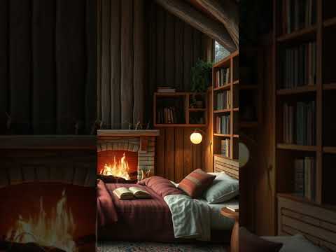 #relax #cabinambience #rain #cozycabinambience #peace #rainsounds #fireplacesounds