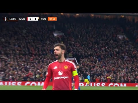 Bruno Fernandes Goal | Manchester United vs Real Sociedad 4-1 | Highlights | UEFA Europa League 2025