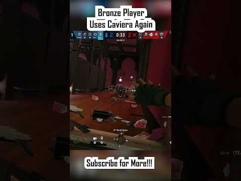 Bronze Player Uses Caviera Again #rainbowsixsiege #r6s #gaming #rainbowsixsiegefunnymoments