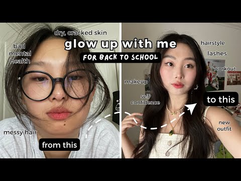 glow up with me to start college *in 6 hours* (freshman vers.): skincare, makeup, hair, outfit, etc