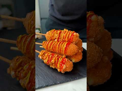 Korean Corn Dogs #food #hotdog