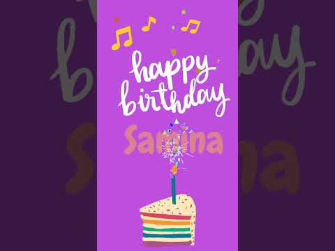 Happy Birthday Samina