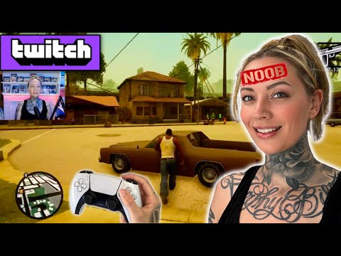 My First week Streaming on Twitch ever! GTA San Andreas