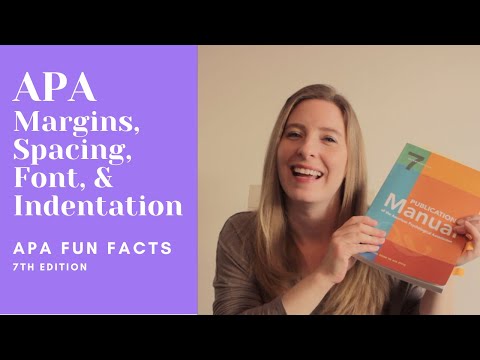 APA Fun Facts! | APA 7th Tutorial | Margins, Spacing, Font, & Indentation