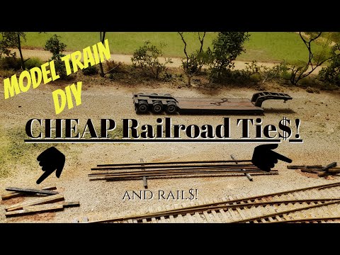 Model Trains: Matchstick Railroad Ties 🔥