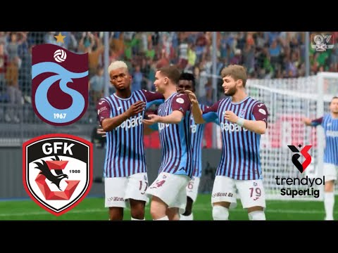 Trabzonspor - Gaziantep FK Maçı |  Süper Lig 25.Hafta 24/25 (Maç Özeti)