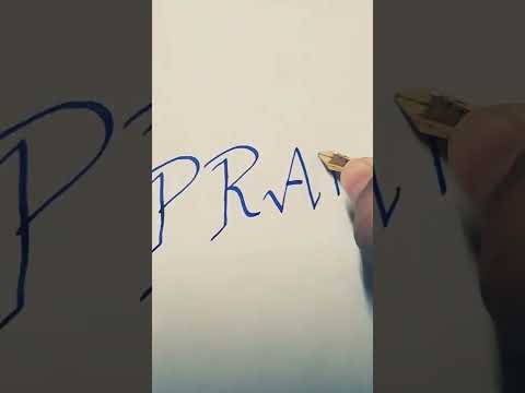 calligraphy pranita