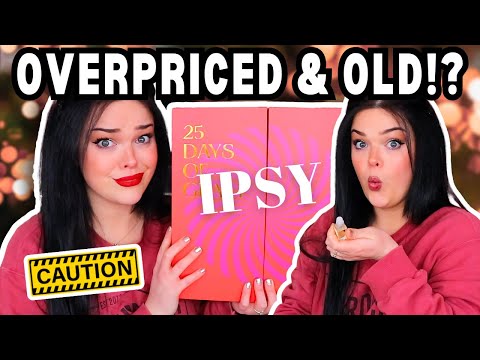 OVERPRICED & OLD!? | $700 Value IPSY Advent Calendar Unboxing & Review