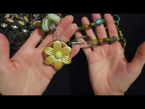 ASMR | eBay Grab Bag of Necklaces Show & Tell (Whisper)