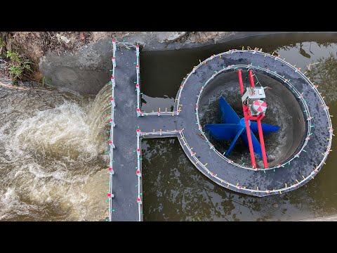 Build hydroelectricity with unique turbine design