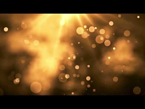 Sparkling Bubbles and Lights | Gold | Glitter | Background | Screensaver