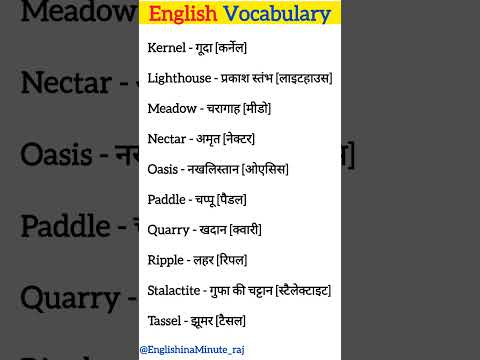 Daily Use English Vocabulary | spoken english learning videos | English Speaking Practice #shorts