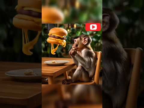 what happen this monkey#cat#cat vedeo#eating#viralshots #shots #shotsfeed #tranding#burger